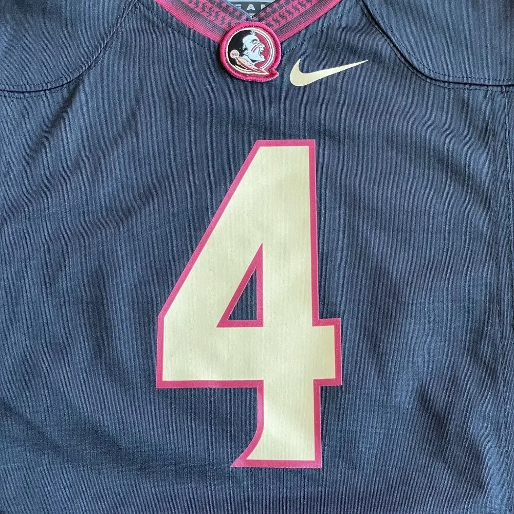 FSU Boys Florida State University Bundle, Nike Football Jersey #4 &‎ Shirt